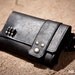 High Noon Leather Clutch Purse