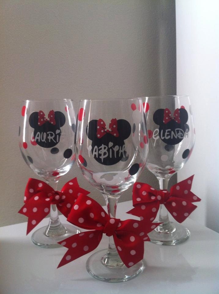 Disney Inspired Wine Glass
