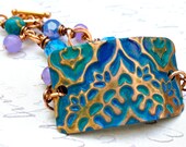 Beautiful Artisan Bracelet with Unique Handmade Focal B514