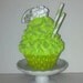 Key Lime Fake Cupcake Photo Prop and Home Decor for your Summer Cupcake Theme Kitchen, Cupcake Displays