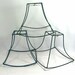 Lamp Shade Frame For Table Lamp Pendant Chinese Pagoda with Green Binding
