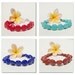 Summer Bracelets - Colorful Summer jewelry - bridesmaids bracelets available in 8 colors - semiprecious stones