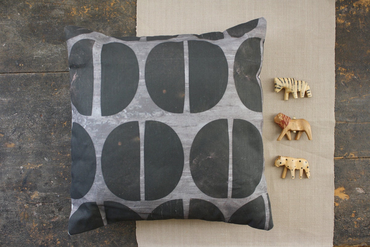 Cemi Cushion Cover - Charcoal