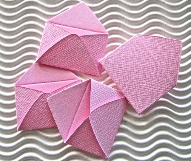 36 teeny tiny miniature envelope note card sets in your choice of colors stationery party favors weddings guest book table number