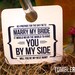 12 - Adorable  "Will You Be My Groomsman" - wedding party invitation - Beer Mug Tags - 12 pack