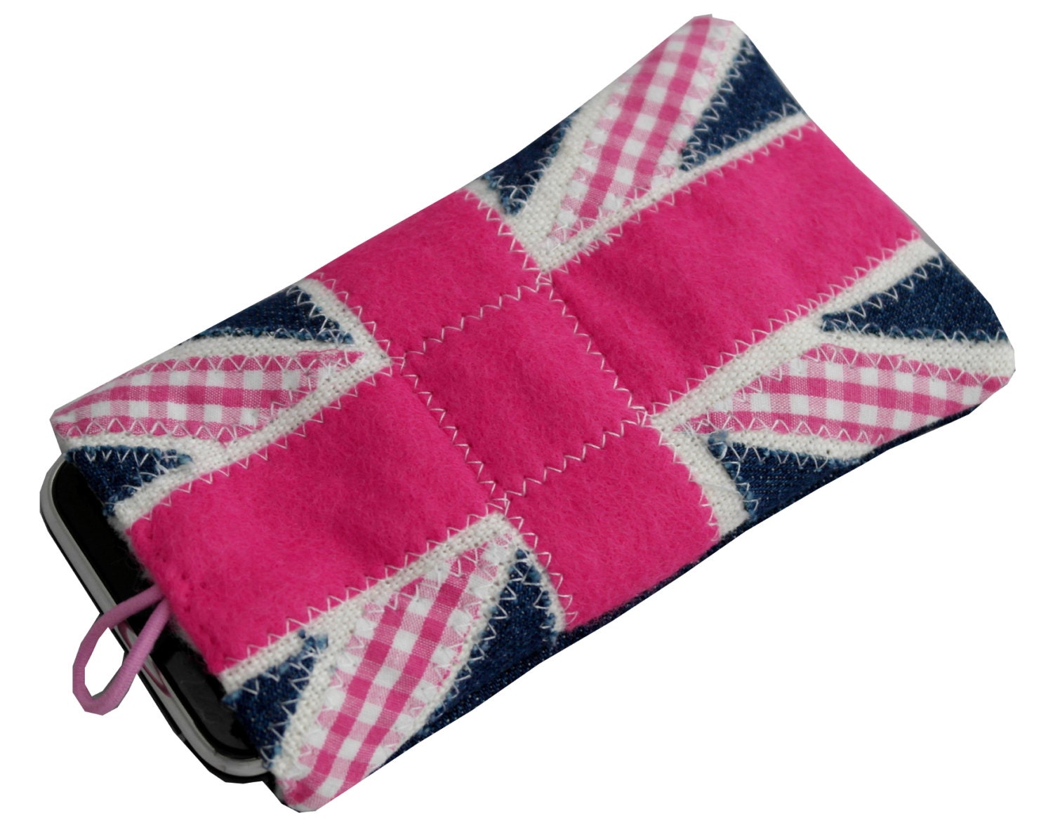 Hot Pink Union Jack Phone Cover