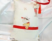 Pirates Tooth Fairy Pillow Homemade Designer Fabric  - By Jennifer Star