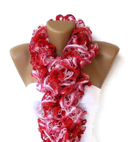 Ruffled Scarf, women knitted scarf, scarves ,multicolor ,2013 NEW TREND SCARF,accessories, gifts for her, fashion, long scarf