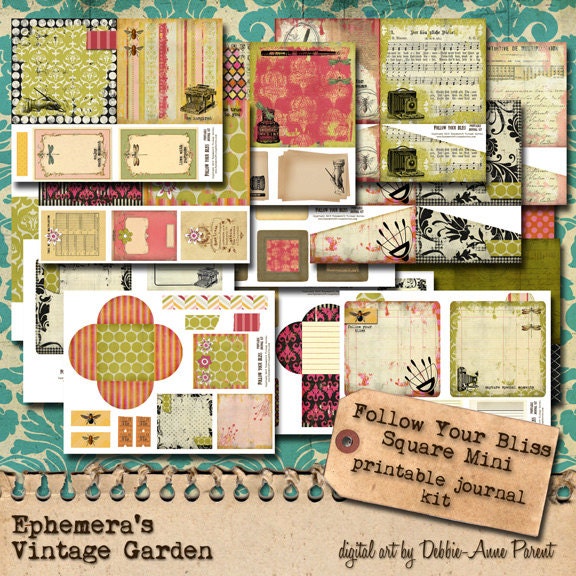 Follow Your Bliss - Printable Journal