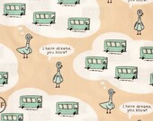 Half Yard I Have Dreams, Don't Let the Pigeon Drive the Bus, by Mo Willems, 100% Organic Cotton, Cloud9 Fabrics