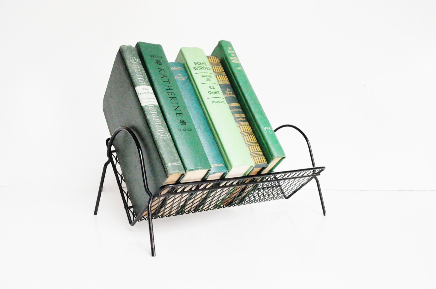Mid-Century Book Rack - Desktop Bookshelf
