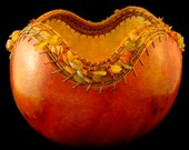 Needles and Chips Pine Needle Coiling and Gourd Bowl