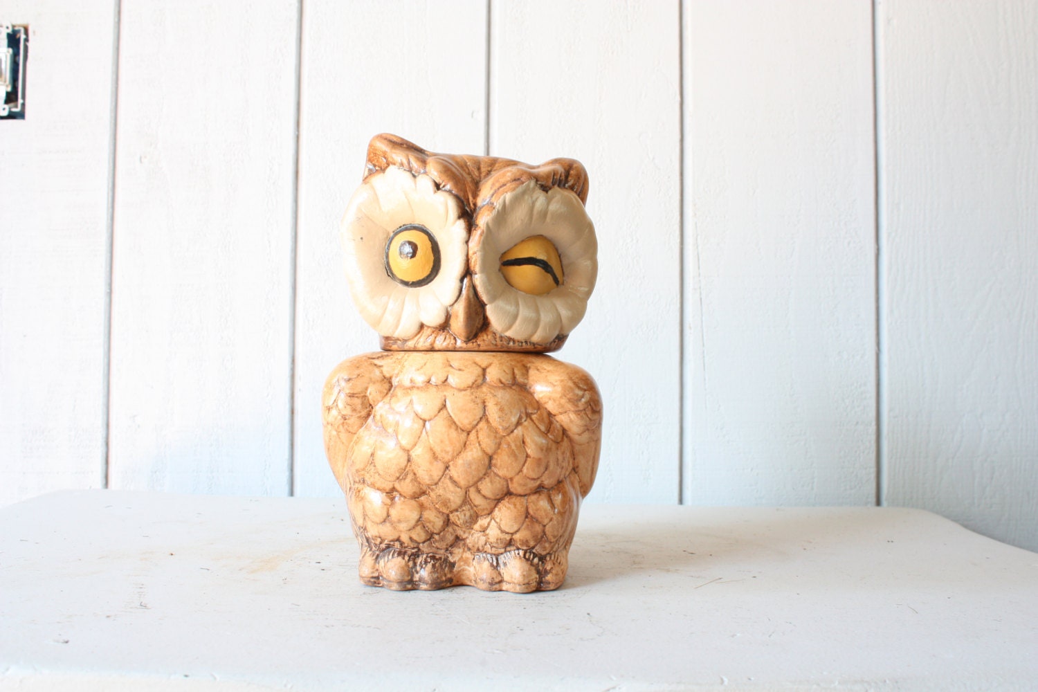 Owl Cookie Jar // Storage Container