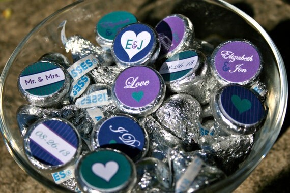 Wedding Favors Personalized Royal Blue Royal by APartyStudio