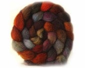 Buy 3 Get 1 Free - shetland top VILLAIN roving hand painted 4.2oz