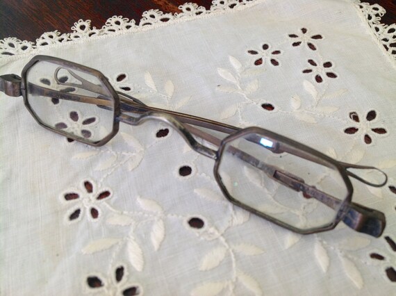 Items similar to Antique Eyeglasses Old West Impression Spectacles on Etsy