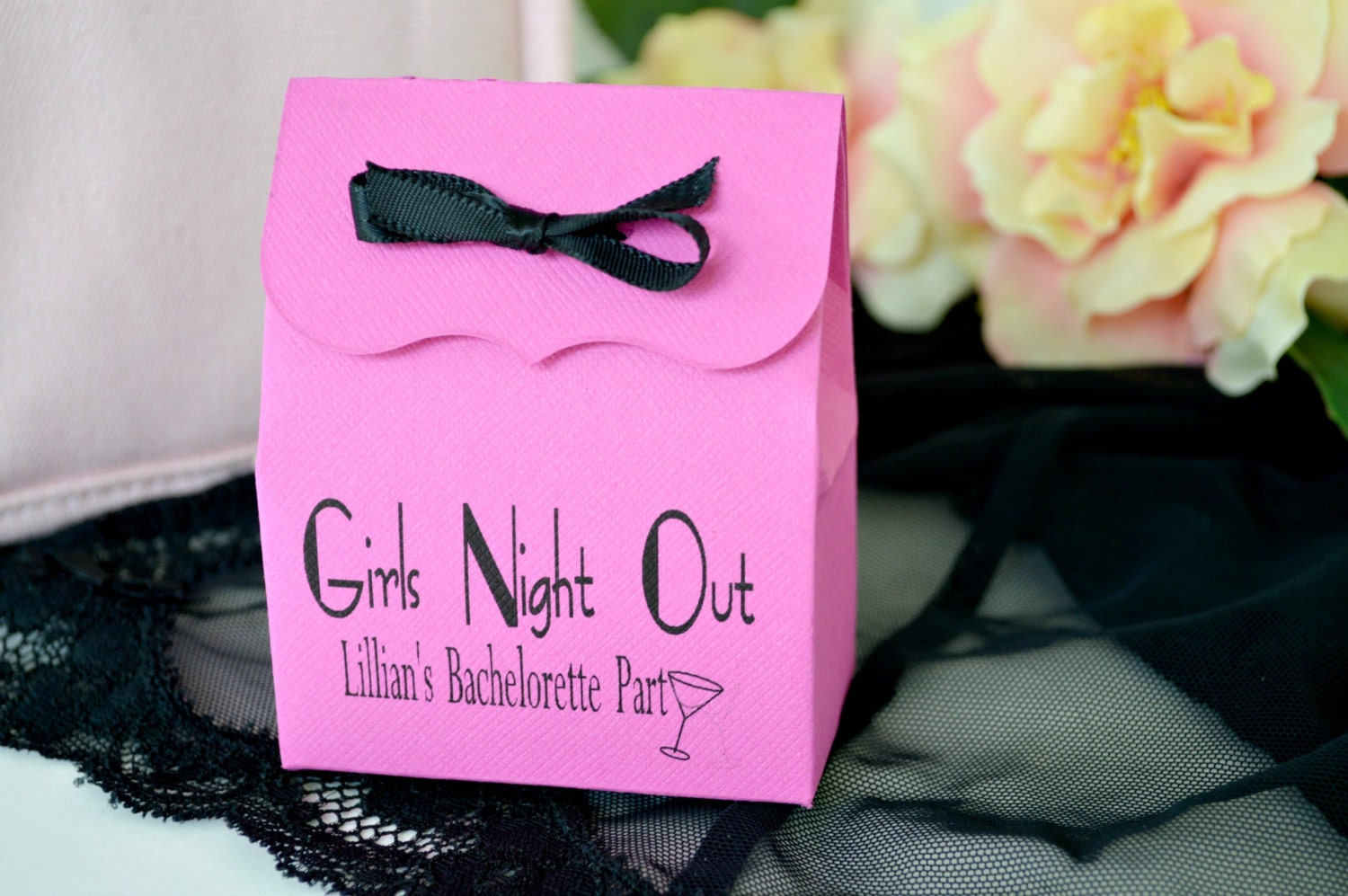 Bachelorette Bath Soak  Favors: 10 Personalized Bachelorette Favor Bags