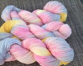 Effie Trinket, Inspired by The Hunger Games Movie, Hand dyed Tough Love Sock Yarn