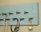 Jewelry Organizer Holder Storage Gray Jade Running Medals Holder  Headband  Earring Holder Necklace Rack Key Holder Necklace Holder