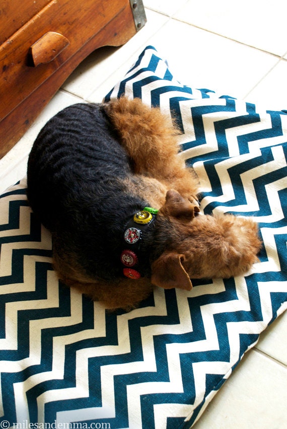 Dog Bed Chevron/Zig Zag Pet Duvet Cover-Medium
