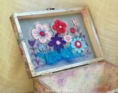 Wooden  Rustic  Wedding card Box Jewelry box
