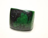 Green Tagua Ring - Eco-Friendly Jewelry
