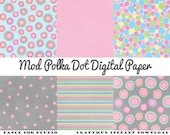 Mod Backgrounds - Digital Paper Instant Download