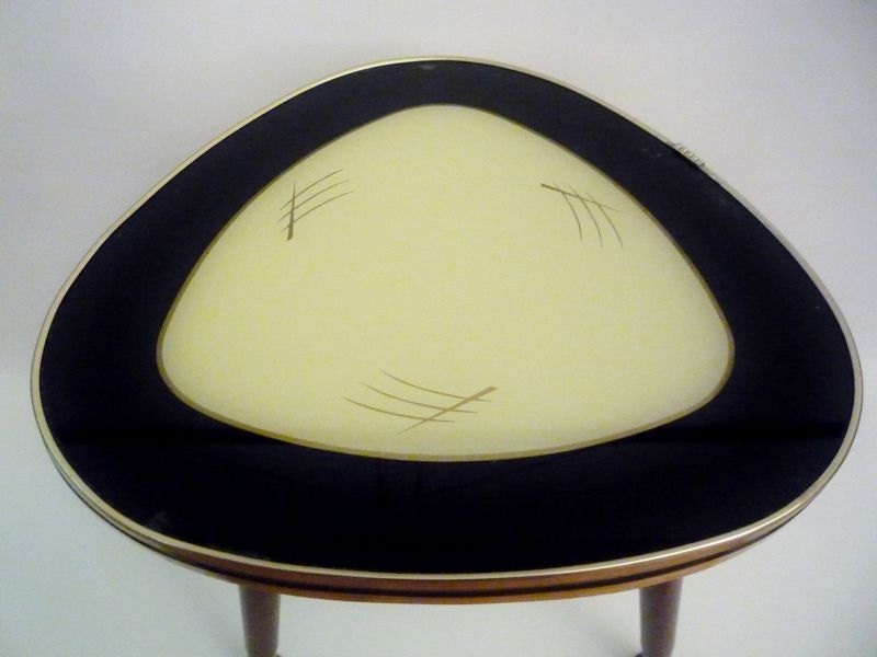 Mid Century Tripod Coffee Table