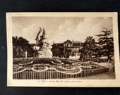 Vintage/ Antique French Postcard (Carte Postale) NICE, Jardin Albert 1er, Statue de la Poesie (c.1900) - Collectible, French Ephemera