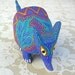 Wooden Armadillo, "Alebrijes" Folk Art from Oaxaca, Mexico