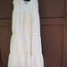 summer Prairie bride off white ecru rustic sundress wedding vintage lace doily summer mountain forest wedding