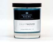 Driftwood sandalwood & vanilla handmade soy men's candle Father's Day / Groomsmen Gift / Men's gift idea