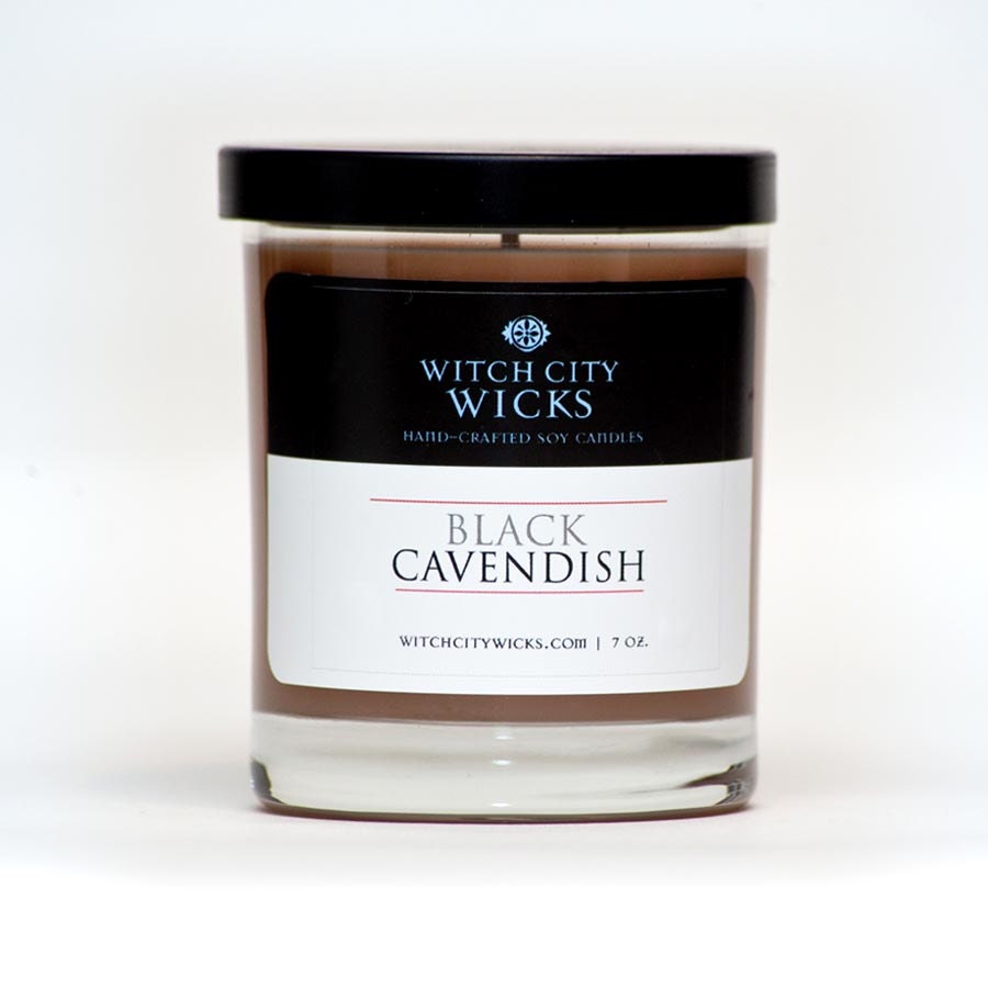 Black Cavendish handmade soy men's candle Father's Day / Groomsmen Gift / Men's gift idea