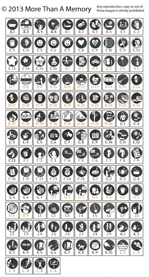Set of (15) Chore Magnets: Custom Chore Chart System