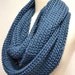 Super Long Chunky Knitted Infinity Circle Loop Winter Fall Scarf Black Taupe Tan Sage Green Women's Fashion Accessory