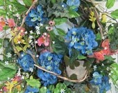 XL Spring & Summer Door Wreath, Wreaths for all Seasons in Rich Bold Colors