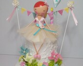 Ballerina custom cake topper