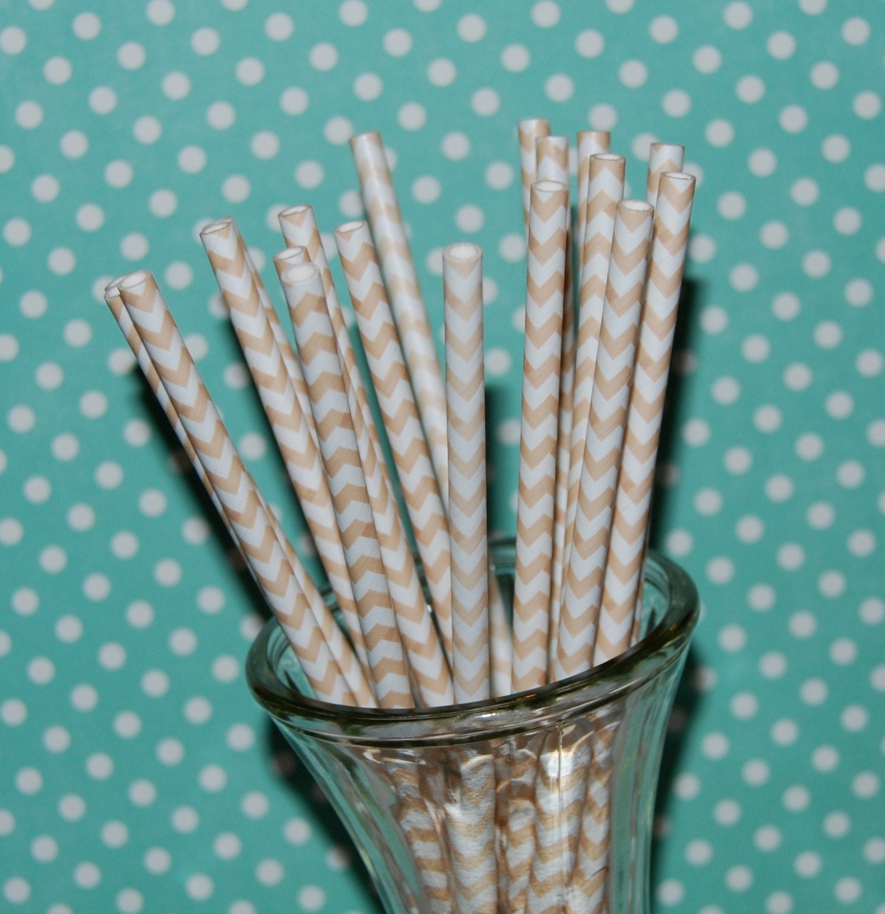 Chevron Straws Ivory Cream 100 paper straws with Flags Vanilla chevron stripe drinking straws zig zag cake pop sticks vintage party straws