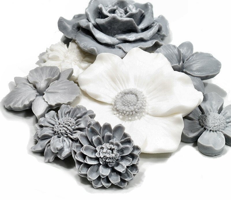 RESERVED FOR Christi - Decorative Gift Soap - Blooming Gray Collection