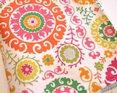 Baby Blanket/Multi Suzani/Organic Cotton Fleece