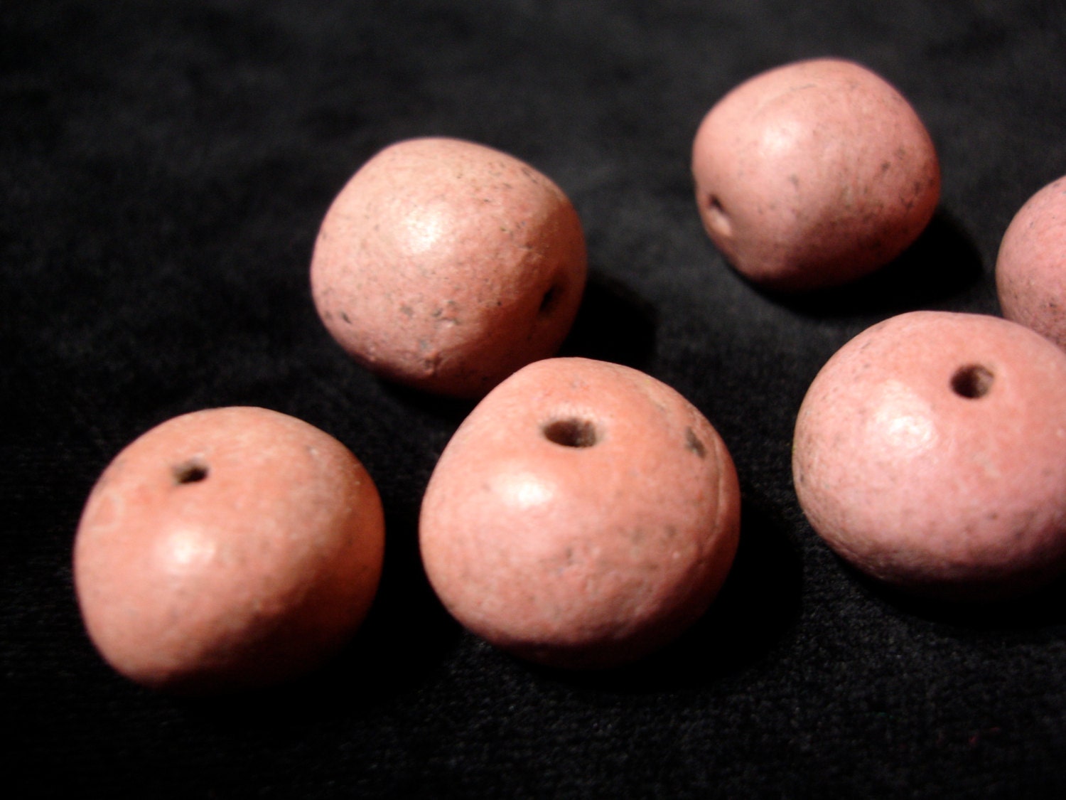 Moroccan pink  hand made beads