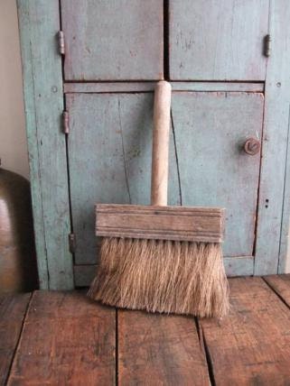 Antique Wallpaper Brush Primitive Rustic