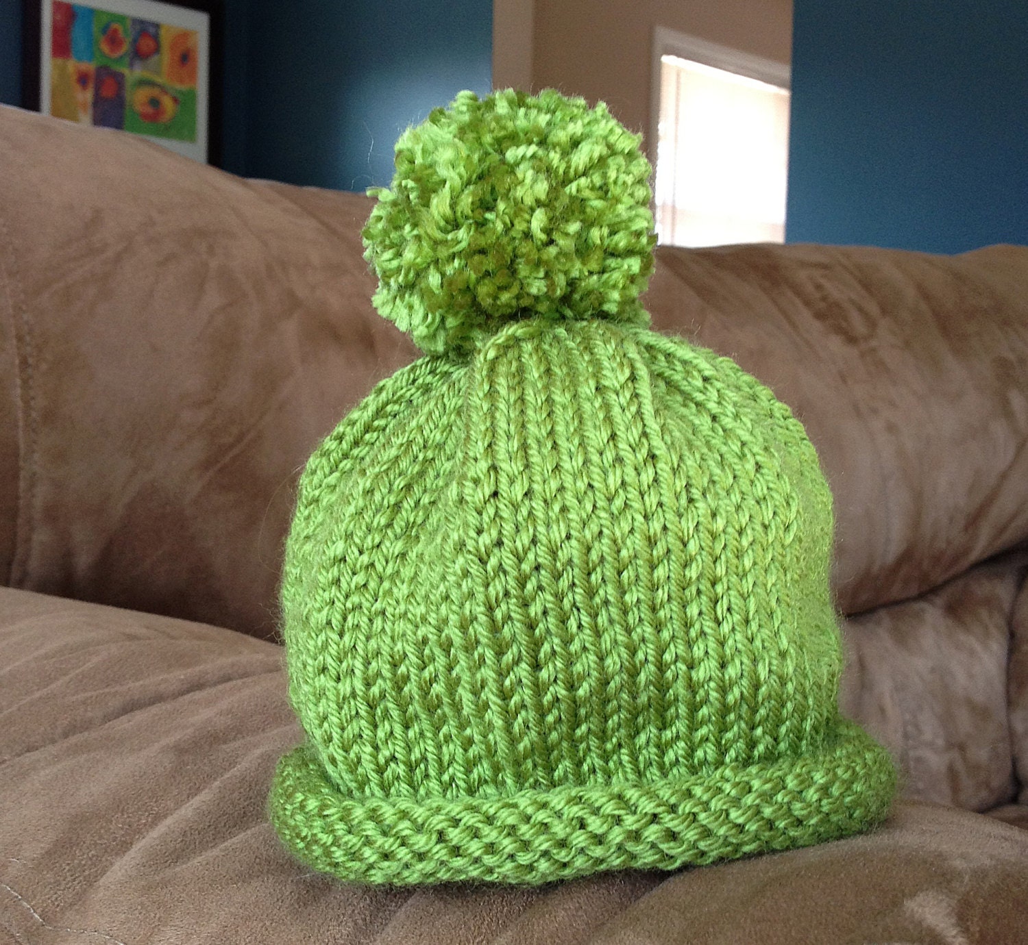 Green Baby Hat