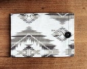 MacBook Pro 13" sleeve - MacBook Air 13" case - Tribal - Ikat - Grey - Terracotta