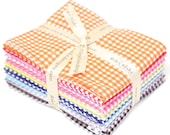 Small Gingham (1/8" inch) by Riley Blake Designs Fat Quarter Bundle