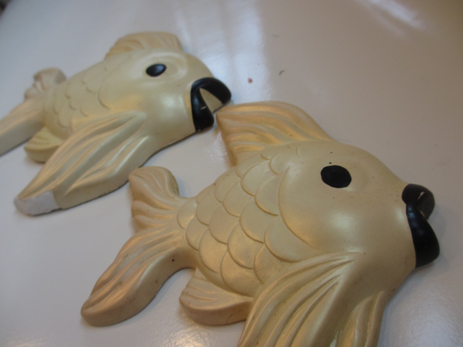 Vintage Chalkware Fish Miller Studio