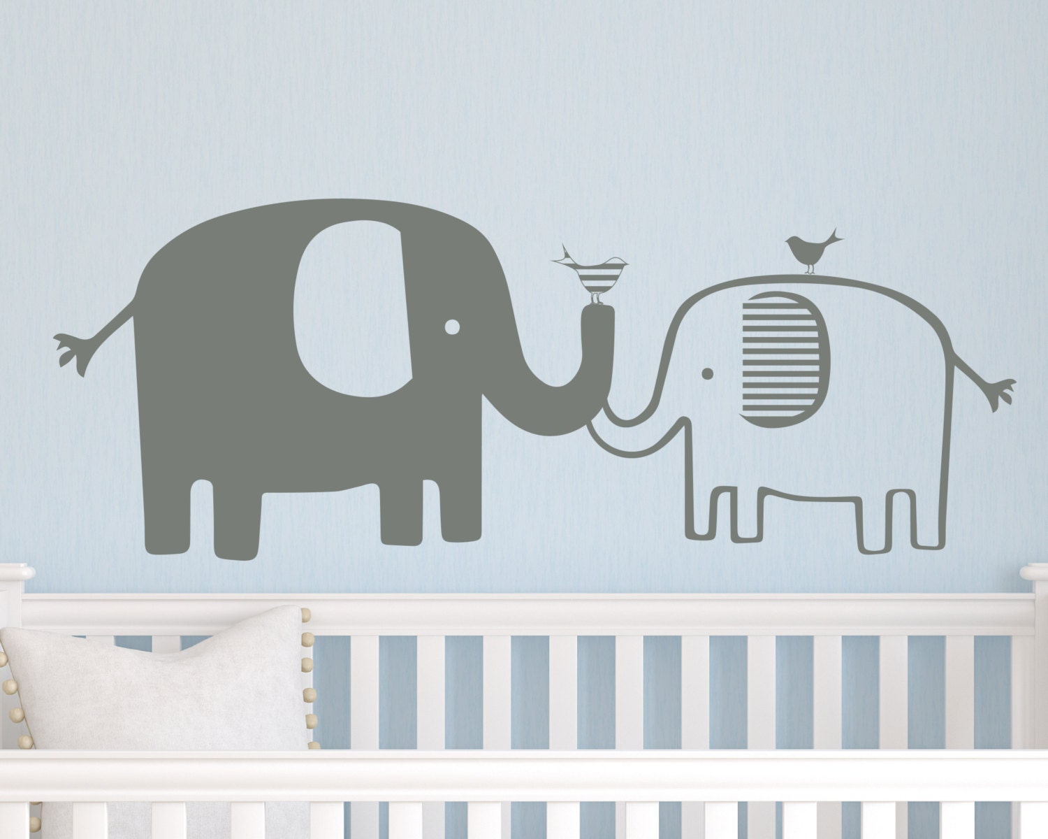 Baby Elephants Wall Decal