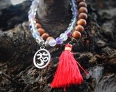 OM Mala Bracelet Set
