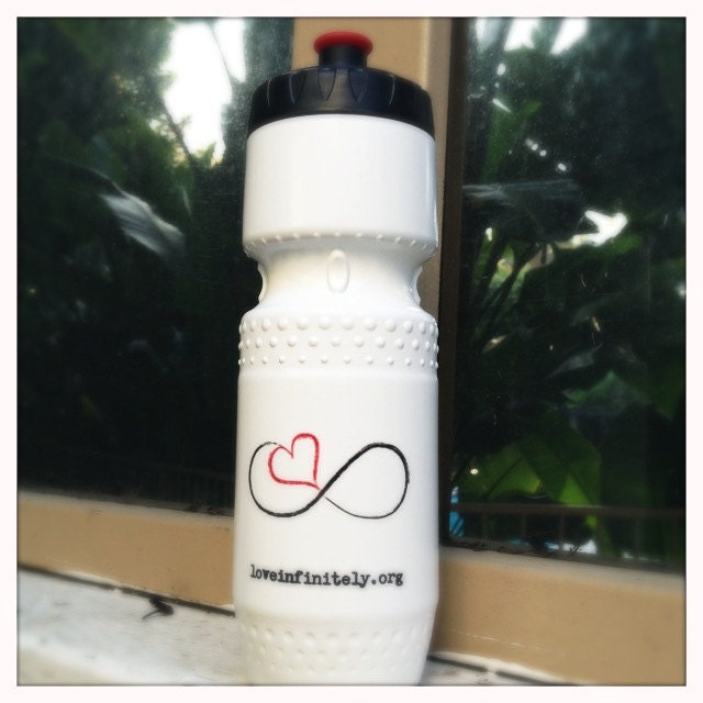 Love Infinitely Logo Water Bottle