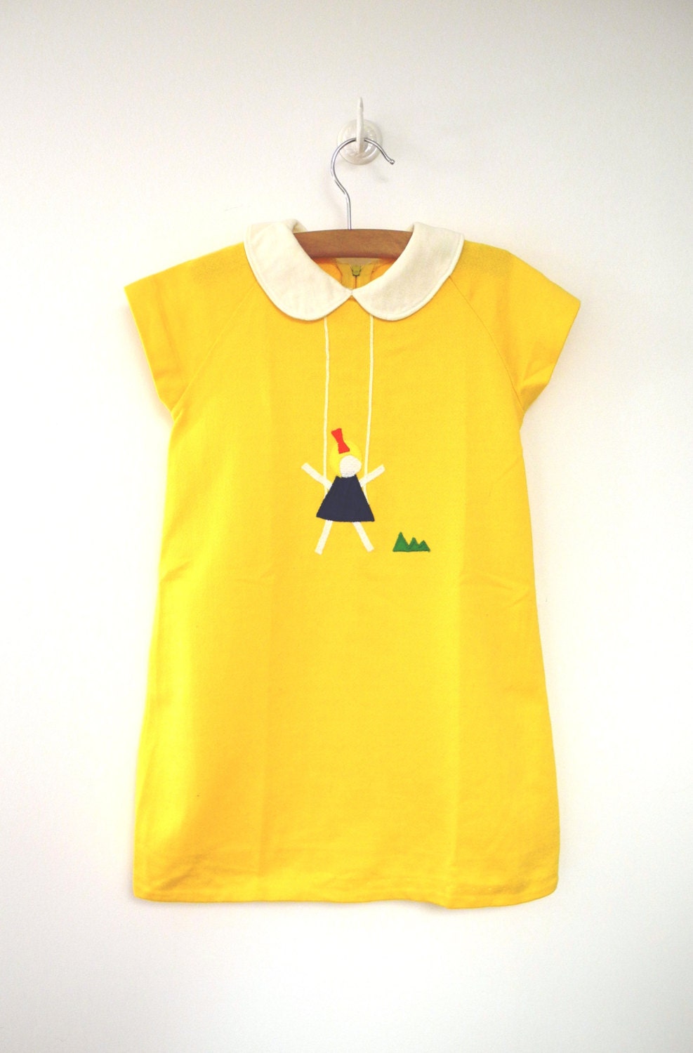 1960's Bonwit Teller Sunshine Yellow "Little Girl" Dress - BabyTweeds